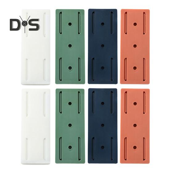 

2/8 шт. Настінний тримач для подовжувача Легко встановити Клейкий Без перфорації Тримач для розеток Настільний фіксатор для розеток різнокольоровий