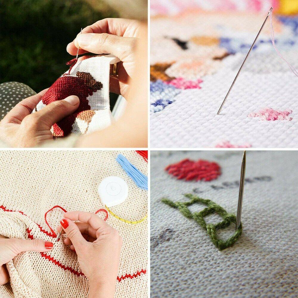Needle Punch Sewing Accessories Xmas Embroidery Cross Stitch Kit Embroidery Hoop Christmas Ornament