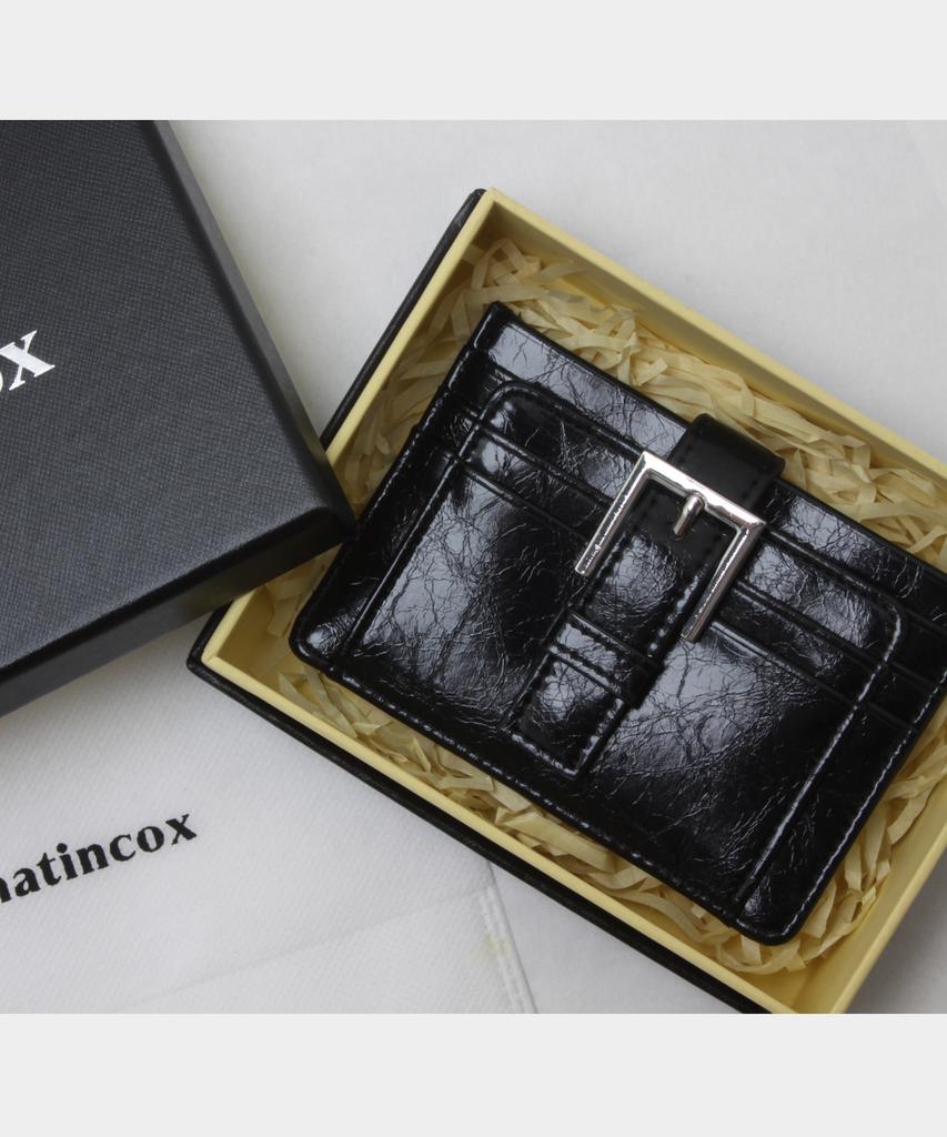 Matincox Buckle Card Wallet - Black