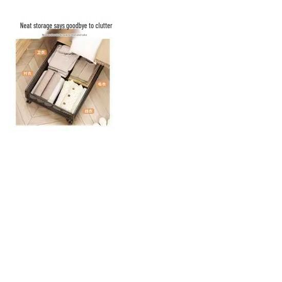 Scatola portaoggetti sottoletto con rotelle: Organizzatore Piatto a Cassetto per Vestiti e Altro