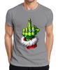Grinch Middle Finger Christmas Cheeky Gift Glitter Unisexs Tshirt