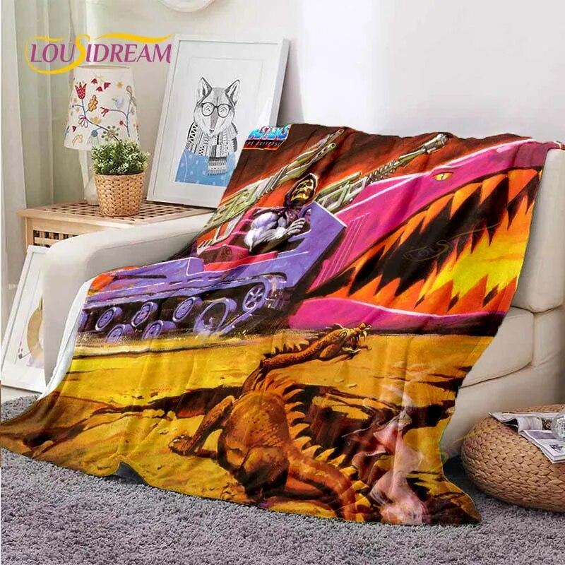 He-Man Masters Of The Universe Throws Blanket Sofa Blanket Adults and Children Blanket Blanket for Bed