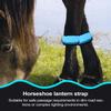 4 pièces Bandes de Cheville pour Cheval Haute Visibilité Accessoires Animaux Bandes de Cheville pour Cheval Éclairées par LED Pour Pâturages Écuries Équestre