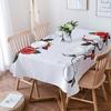 Rote Rose Rebe Tischdecke Urlaub Dekor wasserdicht rechteckige Tischdecken Hochzeit Dekor Tischdecke