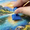 Mini Rhinestone Painting Press Stamp with Non-Slip Handle DIY Rhinestone Painting Art Crafts Stamper Tools 3D Printed Drill Press Tool