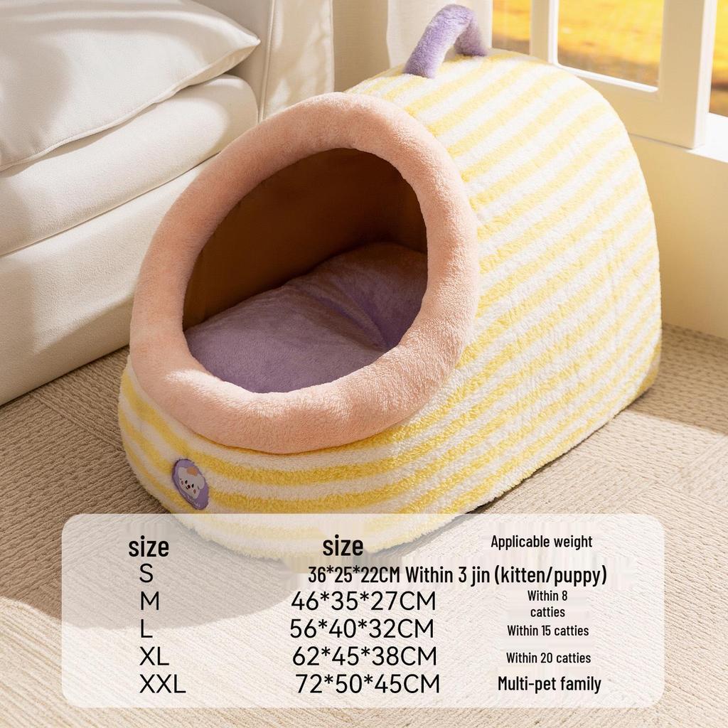 Autumn & Winter Deep Sleep Pet Bed for Large Dogs & Cats