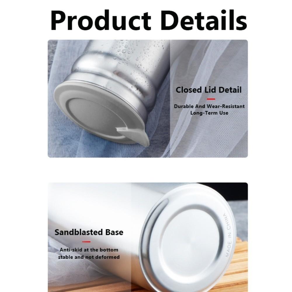 Großer Edelstahl-Kaltwasserkrug 1000ml Hitzebeständiger Krug Kühlschrankaufbewahrung