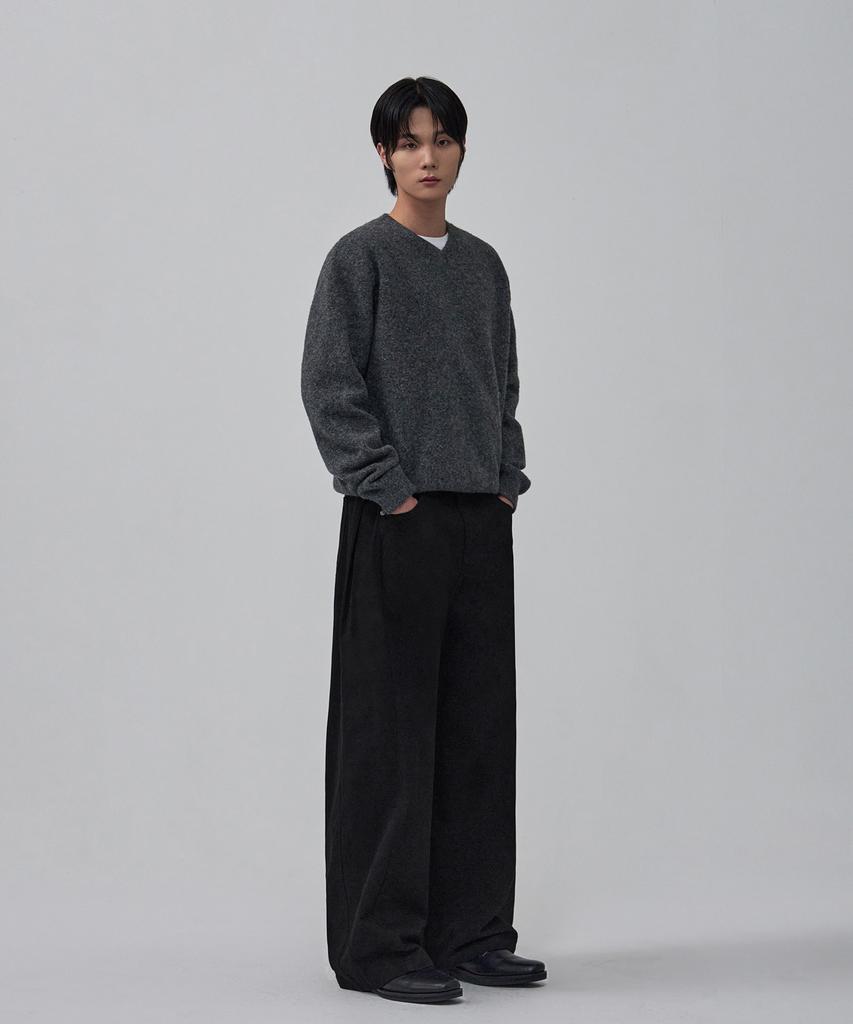Awodeijeu Side Tuck Washed Cotton Chino Pants [3 Colors]