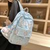 Schoolbag New Printed Cute Girl Backpack Fashion Elementary School Student Casual Backpack Junior High School College Student Commuter Backpack