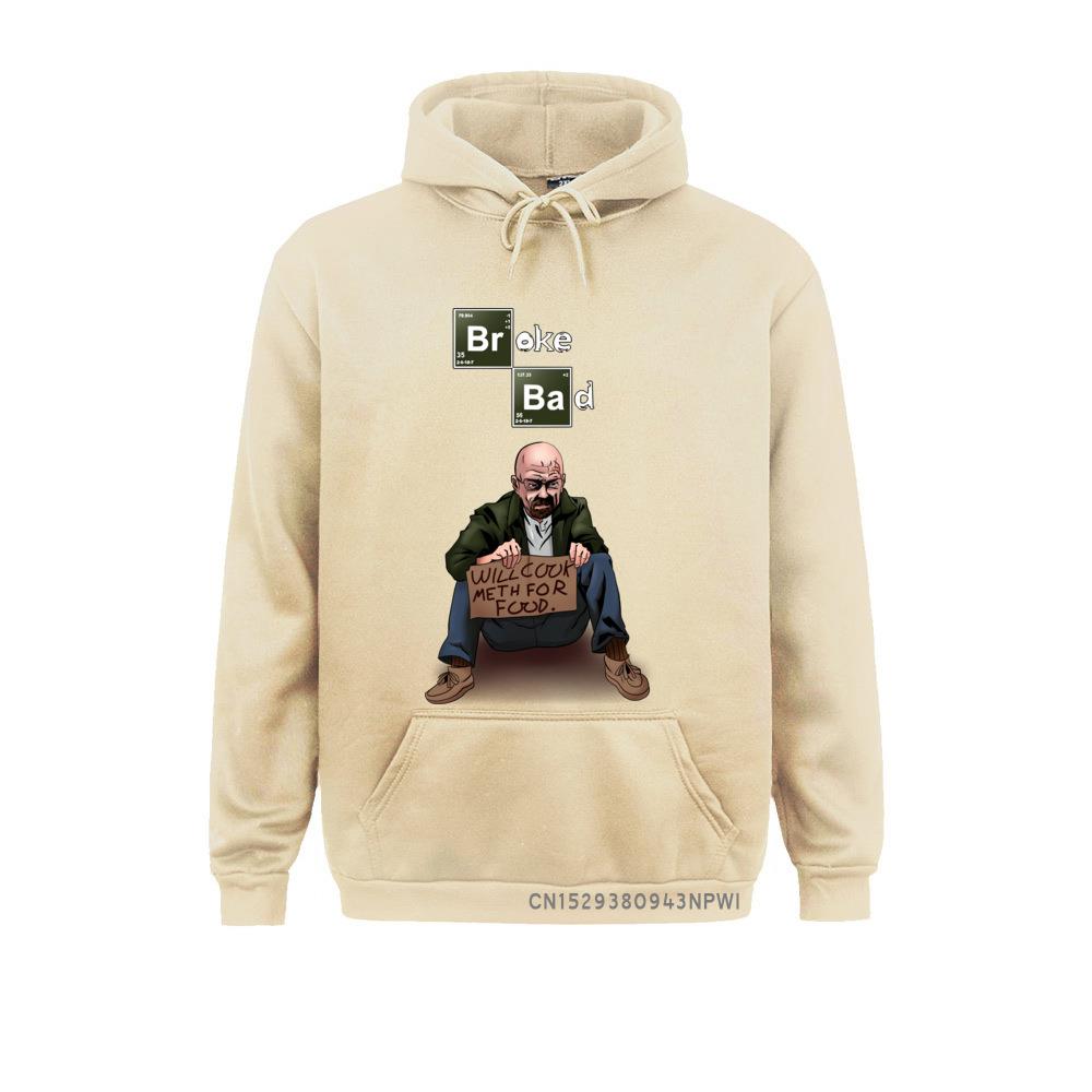 

Толстовка с капюшоном высшего качества с карманом Heisenberg, спортивная одежда унисекс, костюм с принтом, повседневная толстовка с принтом Breaking Bad для мужчин