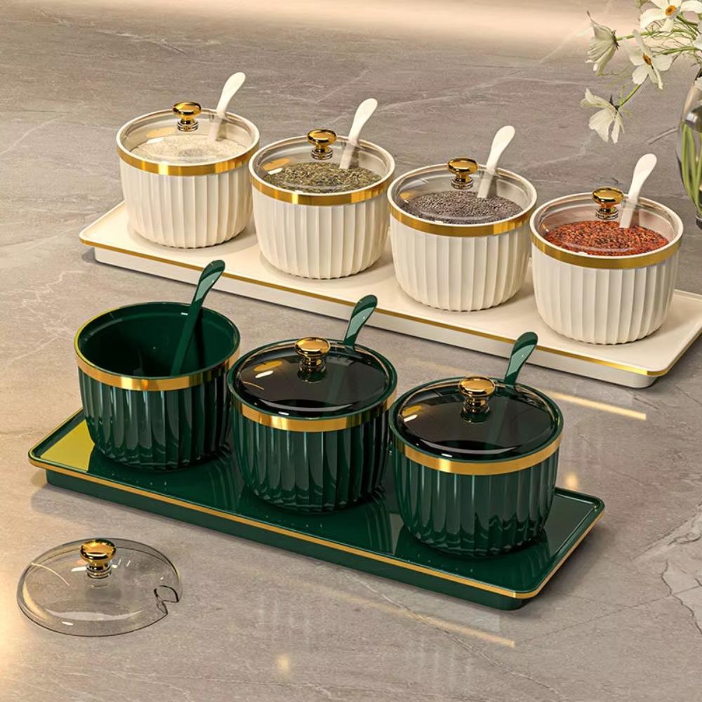 Sealed Seasoning Storage Box Plastic Spice Jar Practical Condiment Container  Suger