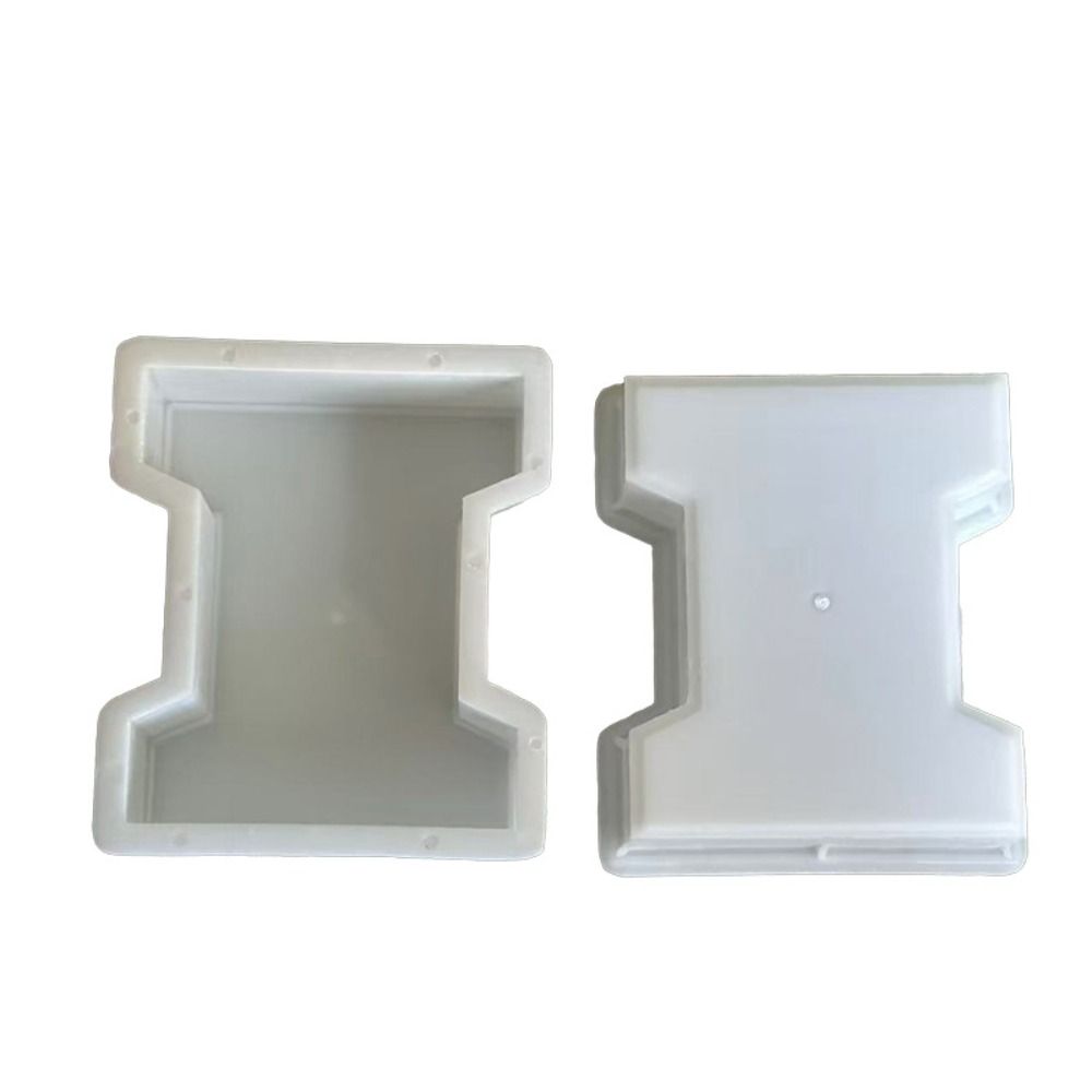 I-shaped Cement Tile Mold Reusable Stepping Stone Mold Plastic Paving Molds Park Path