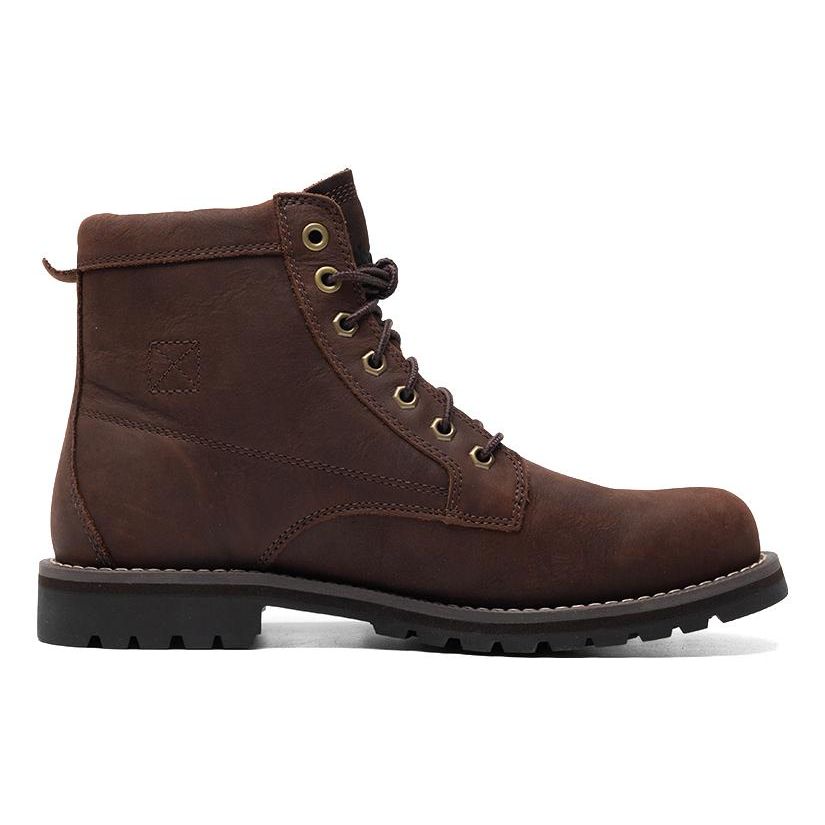 Timberland Comfortable Versatile Mid-Calf Martin Boots Men Boots Dark-Brown A44P9MV13