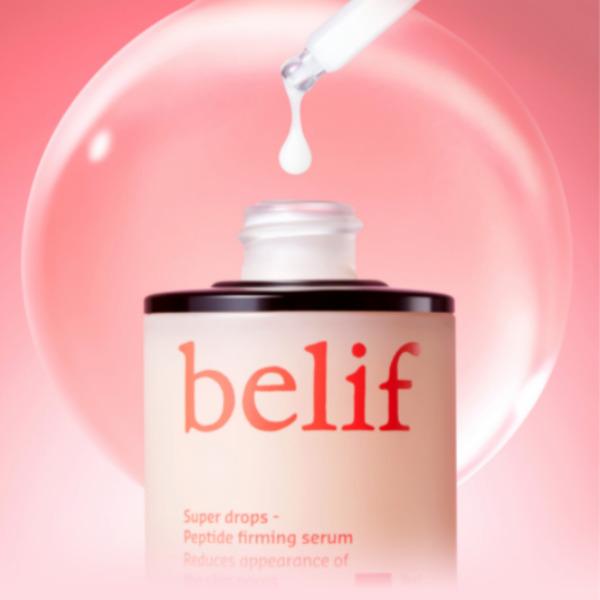Belif Super Drops Peptide Firming Serum 30ml | Pore Tightening & Firming Serum | Peptide Elasticity Care