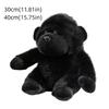 Wild Zoo Black Gorilla Plush Toy Ultra Soft Chimpanzee Plush Doll Stuffed Gorilla  Kids Toy