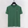 Spring Summer Menswear Silk Men's round-Neck Short-Sleeved T-shirt