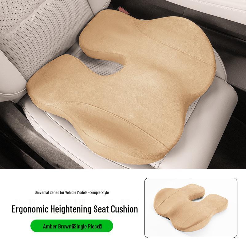 

Seat Booster Cushion for Short Drivers - Ideal for Main and Lady Drivers, Driving Practice and Tests Ergonomic Floating Heightening Cushion