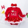 Longsleeved Clothing Baby Christmas Romper Dress Baby Jumpsuit Romper Baby Suit