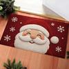 40X60Cm Christmas Door Mat Christmas Tree Ornaments Home Xmas Decor Noel New Year Xmas Gift