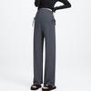 2026 Petite Maternity Drawstring Wide-Leg Pants for Spring/Summer/Autumn