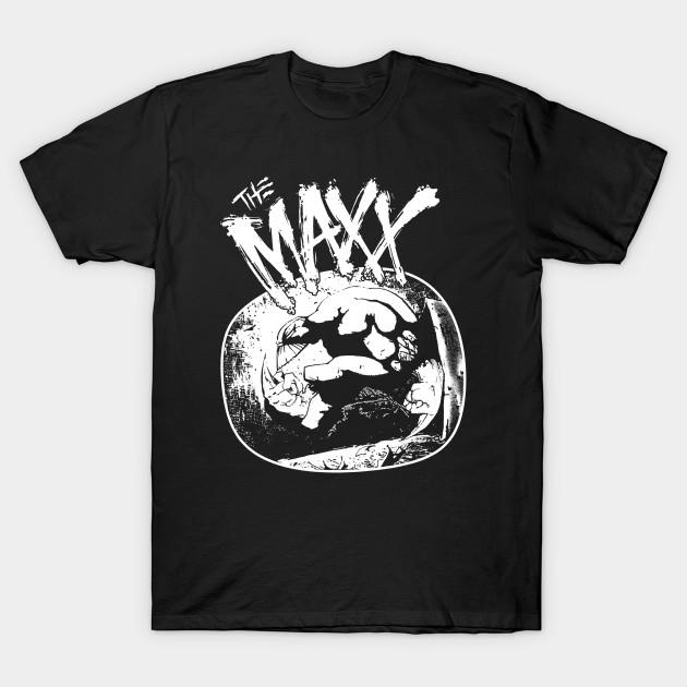 

Мужская черная футболка с принтом The Maxx Печать на трансферной бумаге без вырезания Хлопковая футболка L чёрный