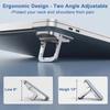Foldable 2Pcs Set Laptop Stand Portable Adjustable Cooling Riser Bracket Universal Notebook Holder For Laptop Tablet Use