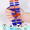Adesivi per Unghie in Gel Impermeabili Francesi - Carini Cartoni Animati Nail Art Senza Cottura per Stili Europei e Americani