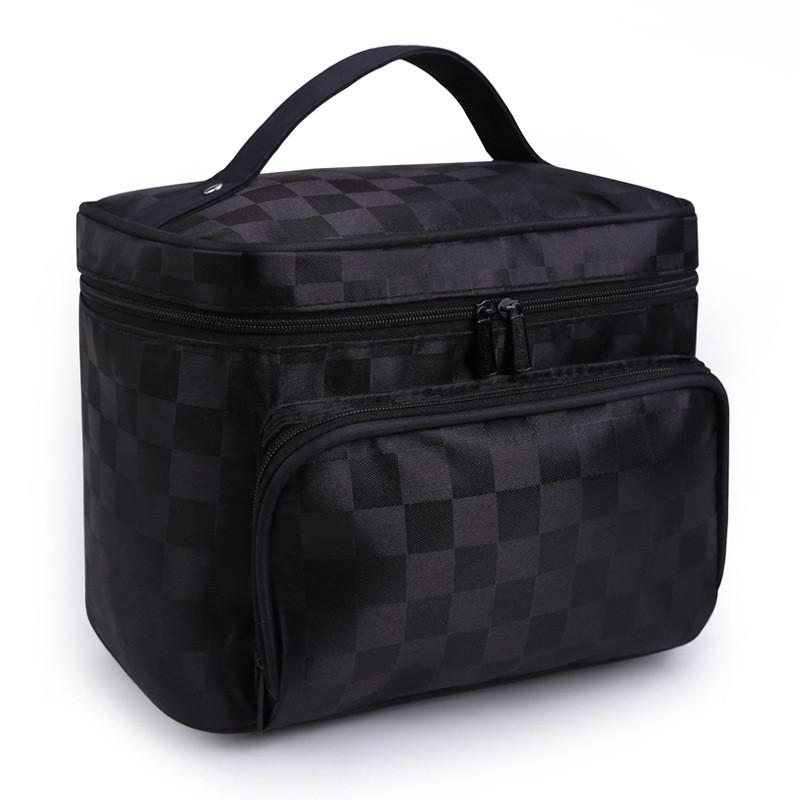 Foldable Travel Makeup Bag With Versatile Storage For Cosmetics And Toiletry Items