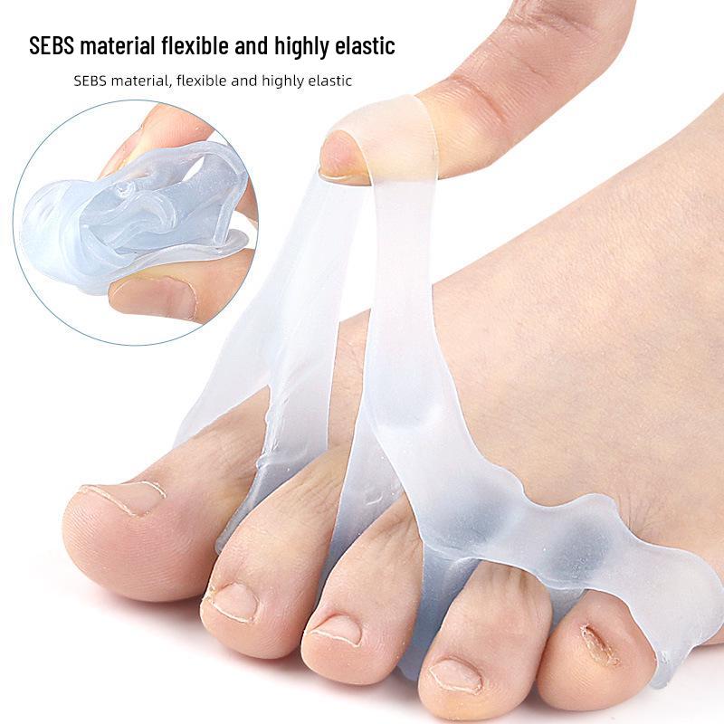 Adjustable Soft Toe Separator and Bunion Corrector Set