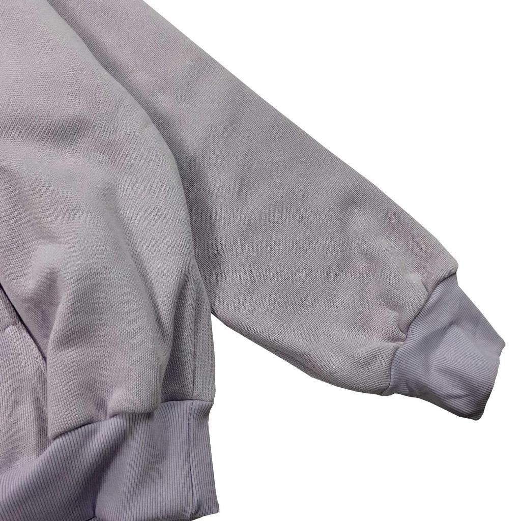 Kanye European-American Double-Layer Heavyweight Pink-Purple Hoodie for Men and Women