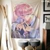 Tamon's B Side Wall Tapestry Aesthetic Wall Hanging Printed Fabric Blanket Decorative Tapestries for Bedroom Living Room Home Decor