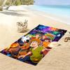 Scoobydoo Print Beach Towel, Large Soft Quick Dry Towel for Beach Camping Swimming
