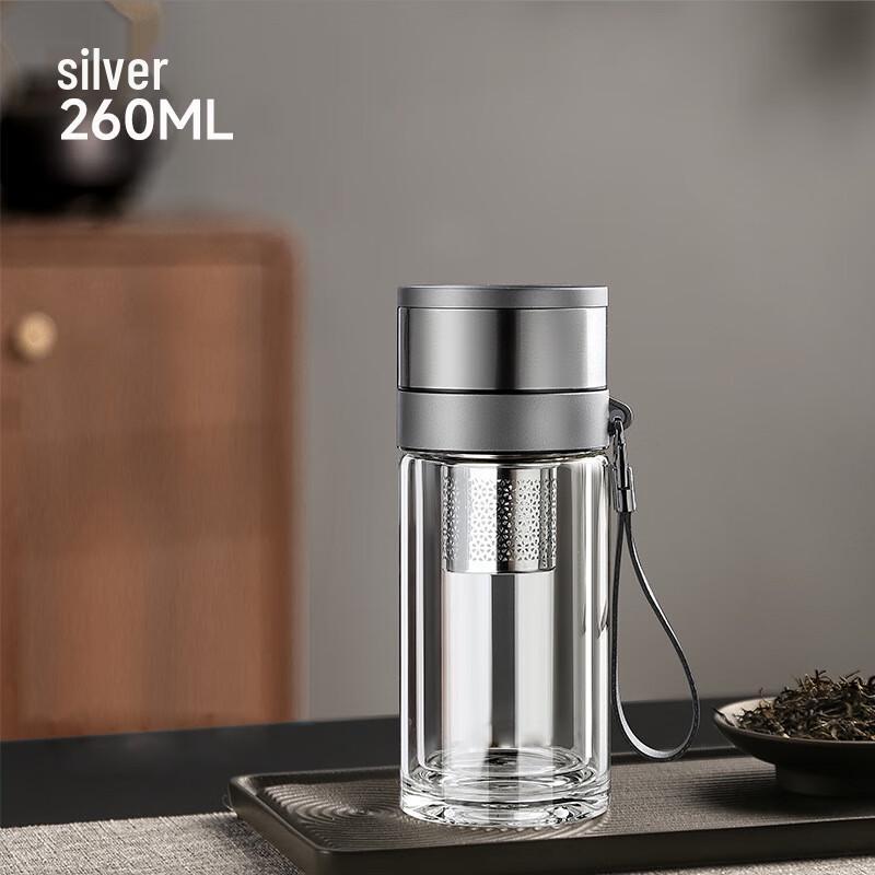 SX Tea Infuser Double-Layer Glass Bottle