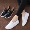 2025 Spring New Casual Women's Shoes One-pedal Cowhide Little White Shoes Women's Board Shoes Cover Feet Lazy Shoes Women