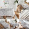 Europe dentelle nappe Table à manger couverture nappe fleur dentelle bureau tapis tissu serviette