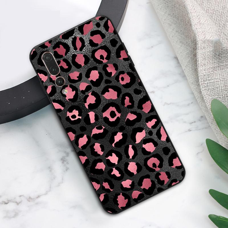 Leopard Print Case For Huawei Nova 12s 12i 11i 8i 7i Y73 Y70 Y90 Y60 Y72 Y61 Y91 9 10 SE P40 Lite P30 Pro