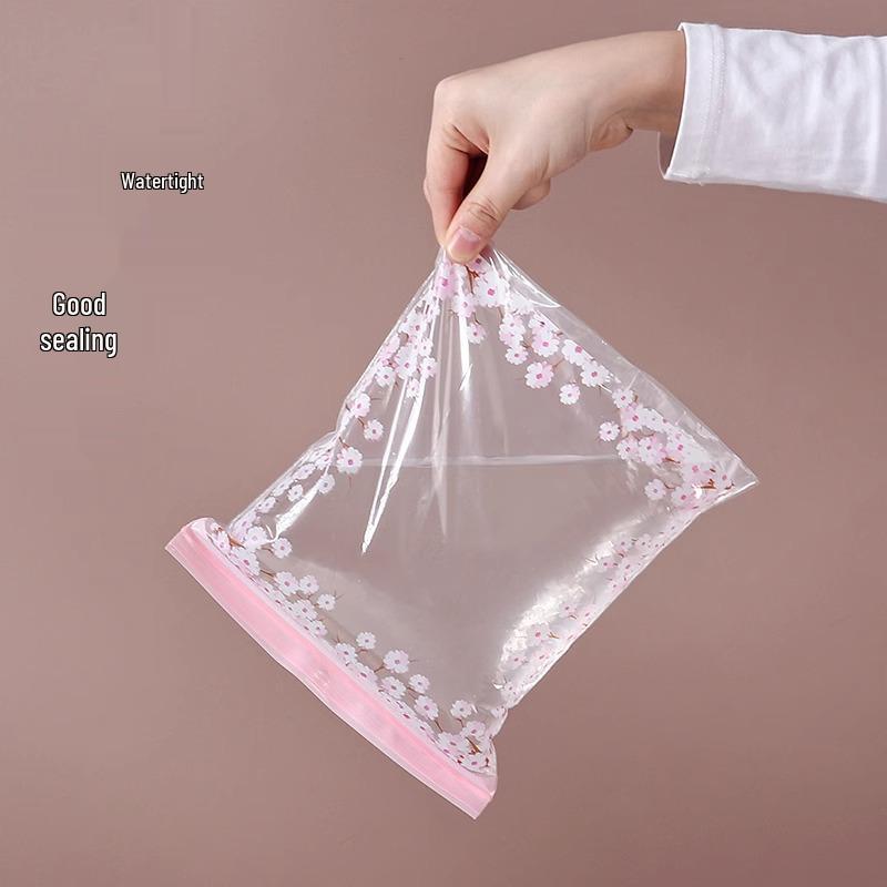 Slider Lock Fresh-Keeping Bags: Thick, Self-Sealing, Heat-Sealable Storage for Refrigerator and Freezer Use.