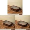 Luxury Wooden Cosmetic Storage Box Multi-Functional Glass Floral Storage Cabinet Flip Cover Jewelry Box Jewelry