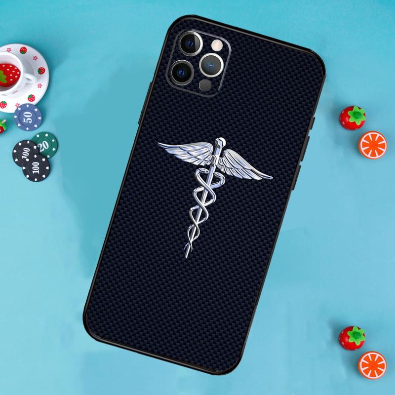 Emergency Medical Star of Life Phone Case For iPhone 17 Air 16 15 14 13 11 12 Pro Max 13 12 mini 15 16 Plus 16e Cover Funda