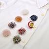 New Handmade Crystal Cufflinks Beads DIY Button Cover Crystal Sewing-free Cufflinks Bling Cuff Links Women Dresses