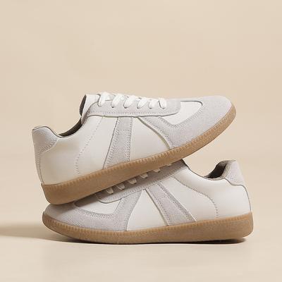 Dexun Shoes Women's Spring and Summer Popular Retro Classic Sports Shoes Couple Shoes Men's Shoes Casual Versatile White Shoes