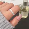Korean Style Irregular 925 Sterling Silver Women's Versatile Ring, Non-Fading Niche Ins Design