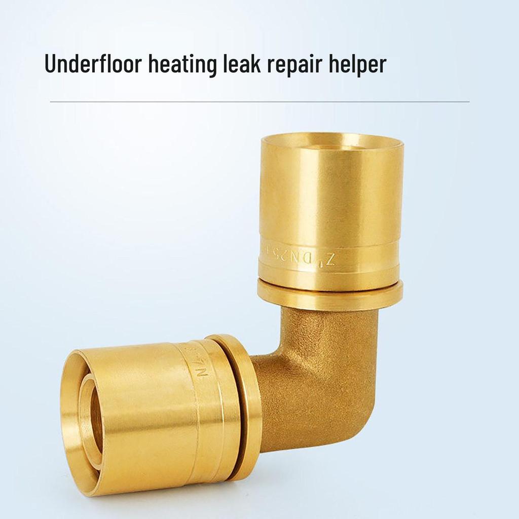 Euro Standard 90-Degree Push-Fit Elbow Fittings for Aluminum-Plastic Underfloor Heating and National Standard 1620 Water Pipes