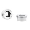 2Pcs Kitchen Tap Connector Stainless Steels Faucet Adaptor Tap Fittings Connector for Garden Hoses Water Filter Enduring