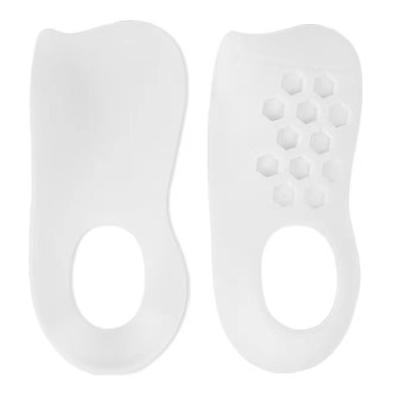 1 Paar Plattfuß Orthopädische Fersen Einlegesohlen Fußgewölbe Unterstützung Einlegesohlen mit Loch zur Korrektur von O-X-Beinen