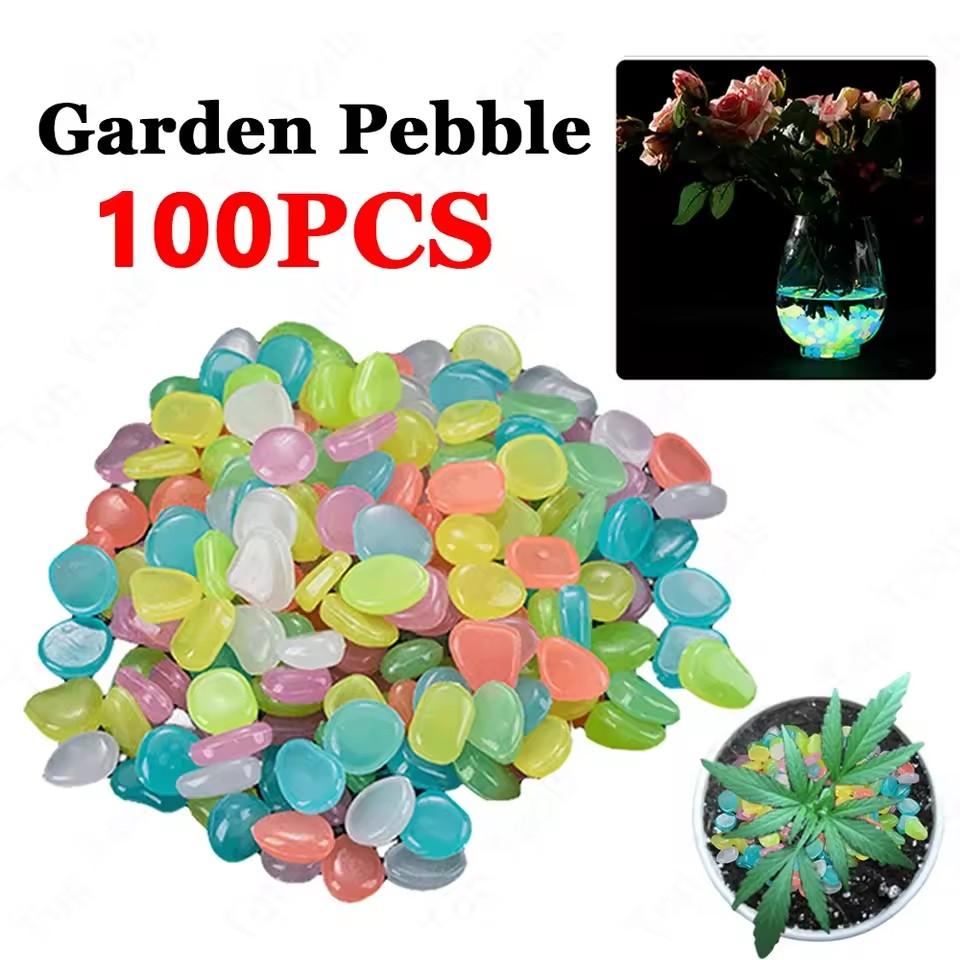 100 buc. Pietre luminoase care strălucesc în întuneric Pietre Pietre Roci fluorescente pentru rezervor de pești Acvariu Peisaj acvatic Decor acasă