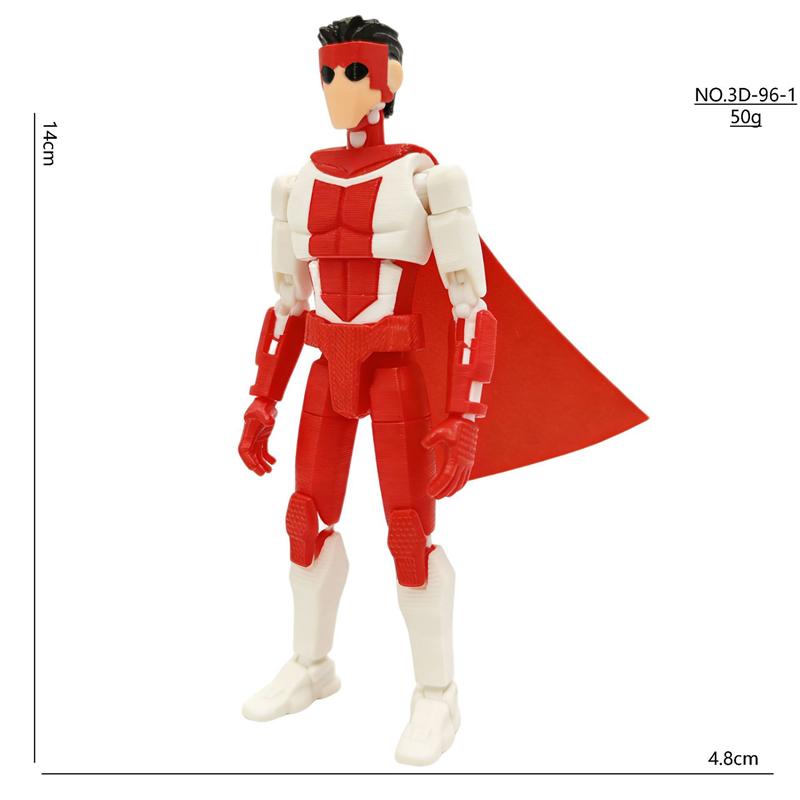 High-Quality 3D High-Quality Printed Invincible High-Quality Boy Multi-Jointed High-Quality Movable Construction set High-Quality T13 High-Quality