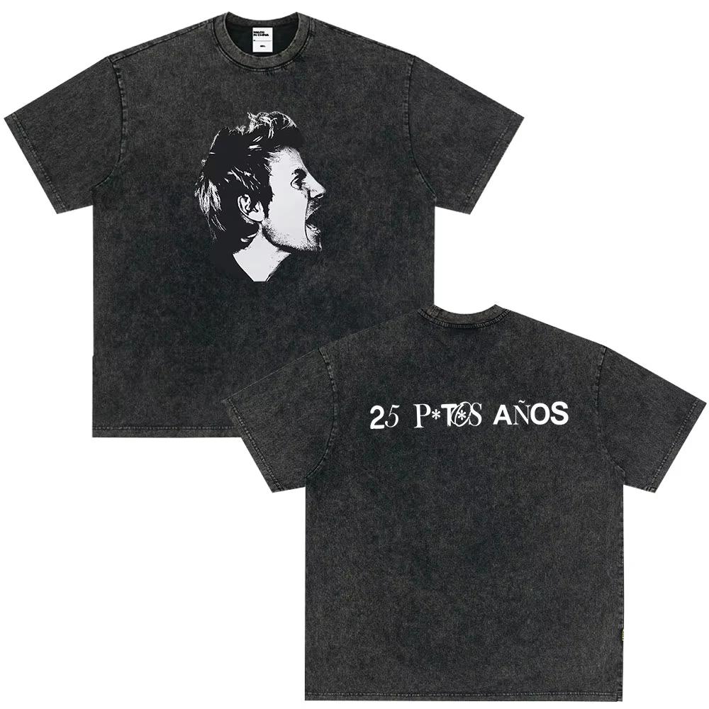 Rapper Dani Martin Tour Gráficos de Moda Camisetas Hombres Mujeres Moda Alta Calidad Camiseta Algodón Casual Holgada Vintage Lavadas Camisetas