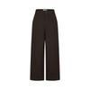 Jiu Zi Anna Co Women's 2025 Winter Deconstructed Cropped Curved-Leg Pants