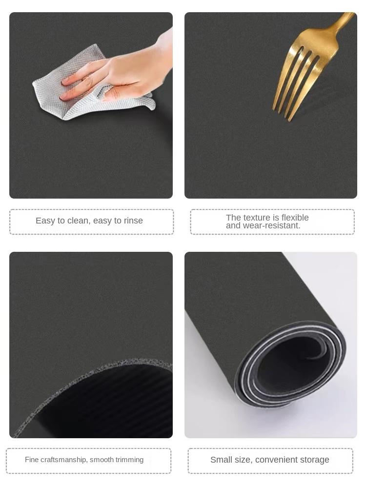 Bathroom Diatomite Floor Mat Solid Colour Minimalist Bathroom Foot Mat Doorway Non-Slip Water-Absorbent Quick-Drying Mat